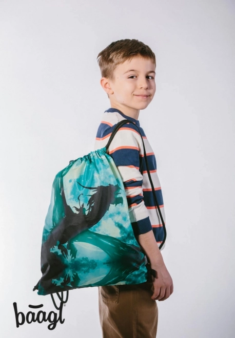 Baagl 3 Set School Backpack Ergo Dragon