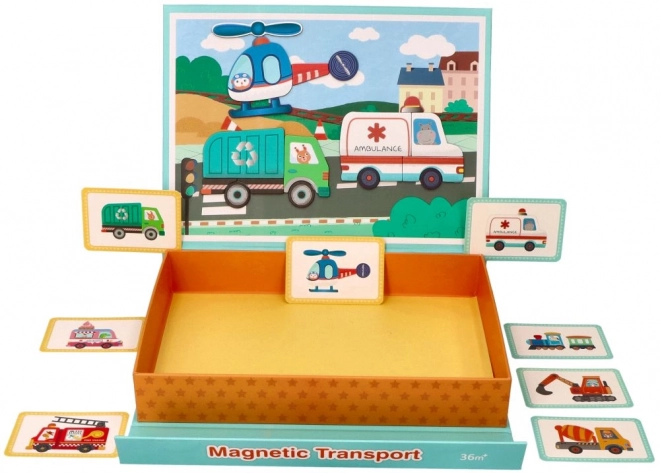 Magnetic Vehicle Puzzle