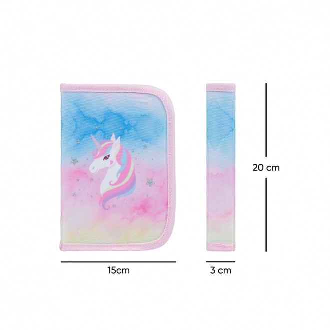 Baagl School Pencil Case Rainbow Unicorn