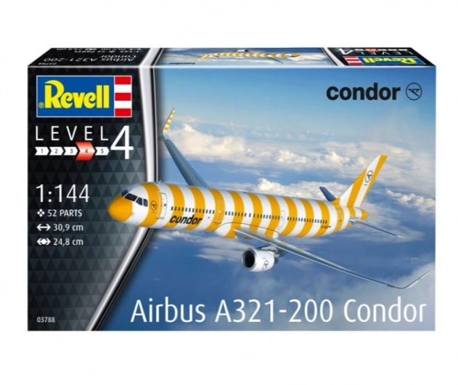 Airplane Model Airbus A321-200 Condor 1:144
