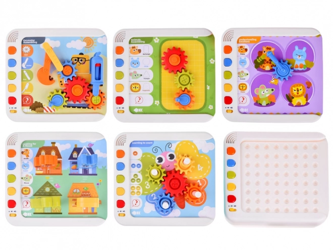 Interactive Montessori Panel for Learning Emotions, Numbers & Shapes