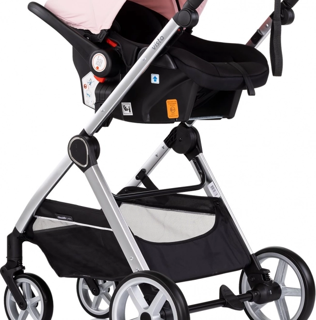 Chipolino Vista Stroller 2in1 Pink Marshmallow