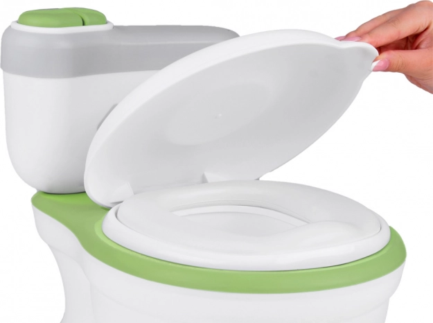 Interactive children's potty with singing button and wipe compartment