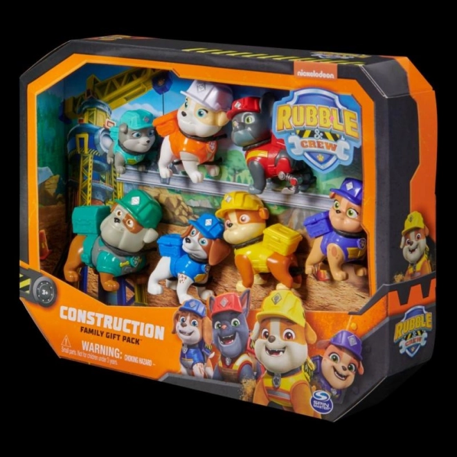 Paw Patrol Rubble and Crew 7-Pack Figures