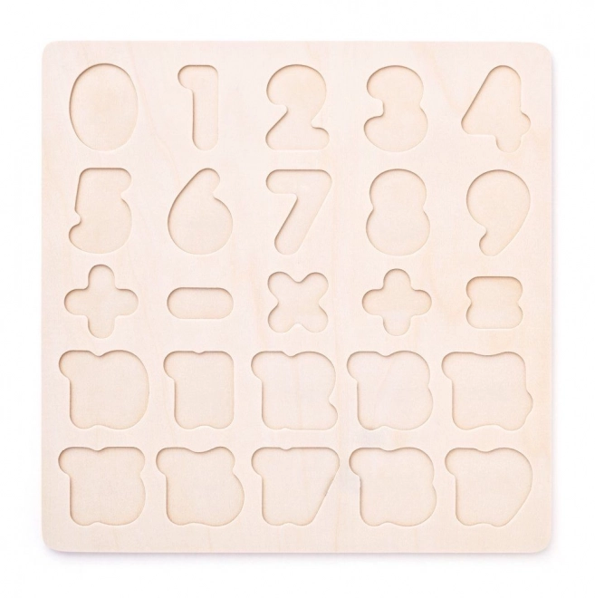 Wooden Number Puzzle