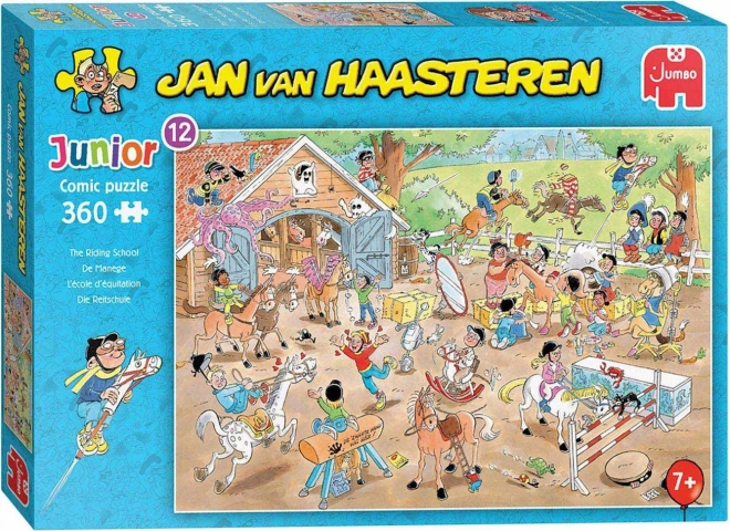 Jumbo Puzzle Jan van Haasteren Junior - Riding School 360 Pieces