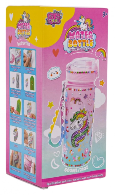 Unicorn Water Bottle with Accessories