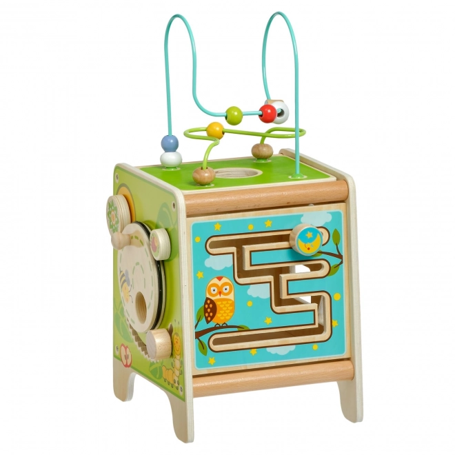 Lucy's Wooden Activity Cube with Xylophone