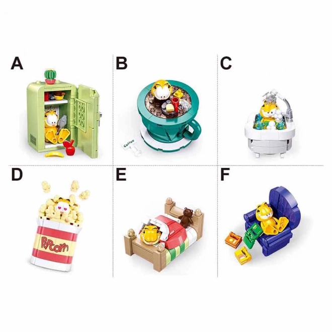 Garfield Popcorn Sluban Building Set