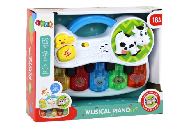 Baby Keyboard Animals Lights Sounds