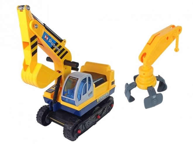 Ride-on Excavator with Moving Arm