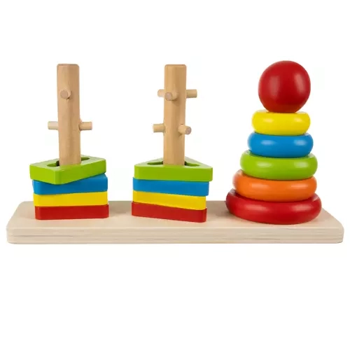 Wooden Shape Sorter Puzzle by Kruzzel