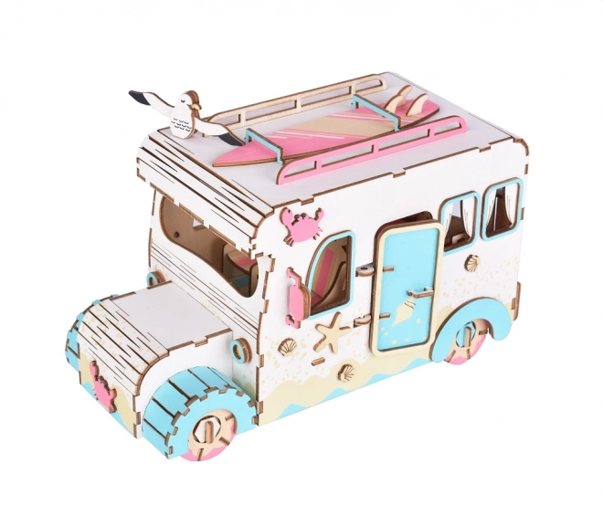 Wooden 3D Puzzle Camper Van