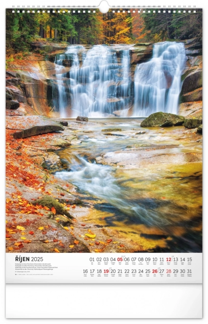 Wall Calendar National Parks of Czech and Moravia 2025