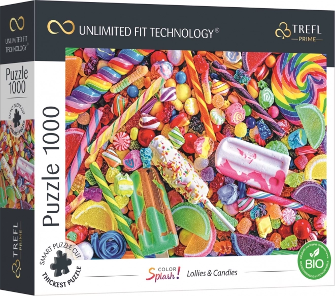 Trefl Puzzle Color Splash: Lollipops and Sweets 1000 Pieces