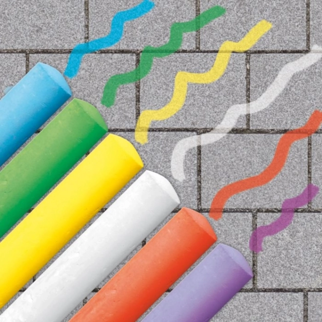 Colorful Sidewalk Chalk Set