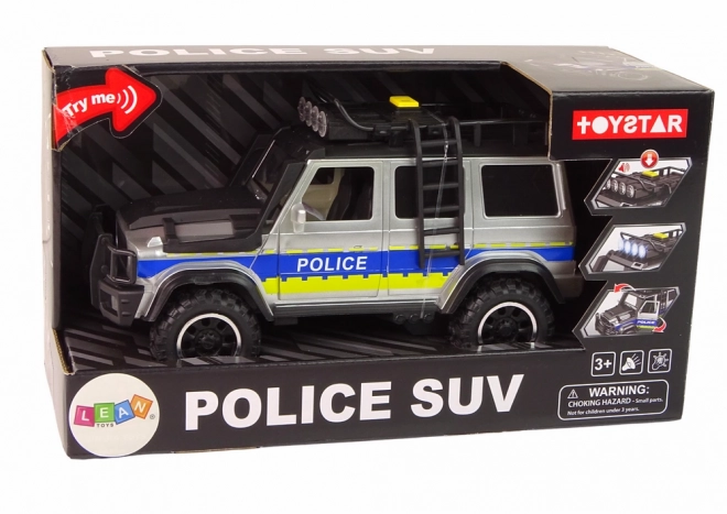 Off-Road Police Car with Friction Drive