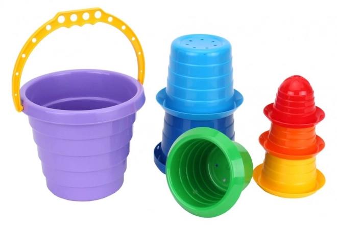 Rainbow Stacking Cups Toy for Toddlers