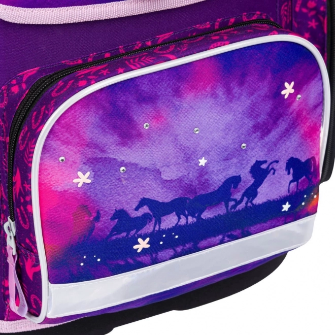 Baagl Ergo School Set with Horse Design