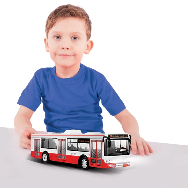 Czech Speaking Toy Bus 28 cm