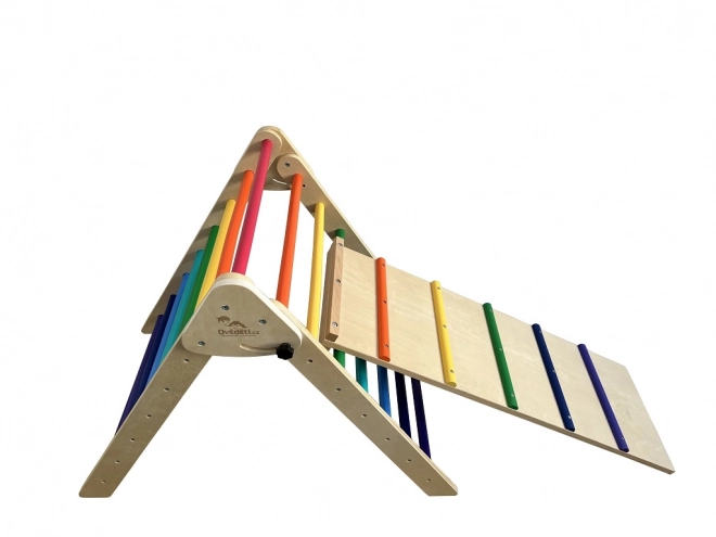 Colored Pikler Triangle with Board