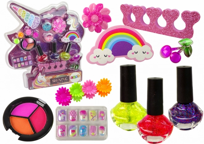 Unicorn Nail Art Makeup Kit