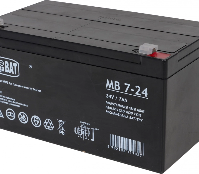 Gelová baterie 24V/7Ah pro dětská elektrická vozidla - Náhradní díl