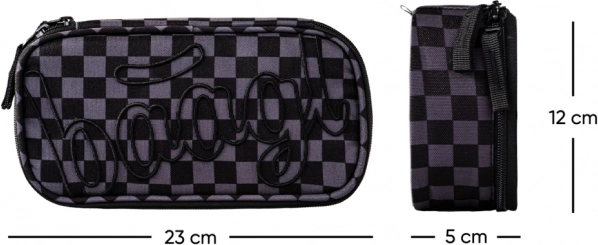 Astuccio scolastico Baagl Skate grigio