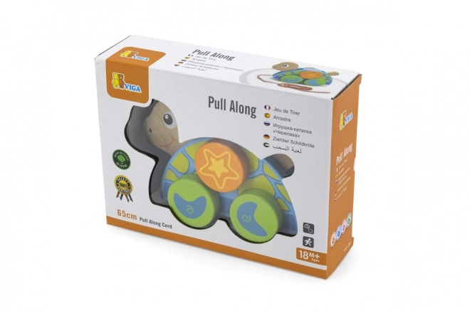 Wooden Pull Toy Turtle