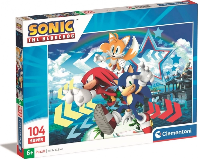 Clementoni Sonic SuperColor Puzzle 104 Pieces