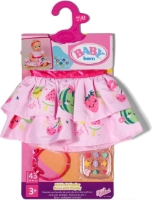 BABY born dress with headband and Pinplay system, 43 cm