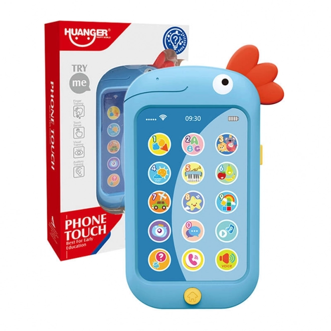 Interaktivní dětský telefon Huanger modrý