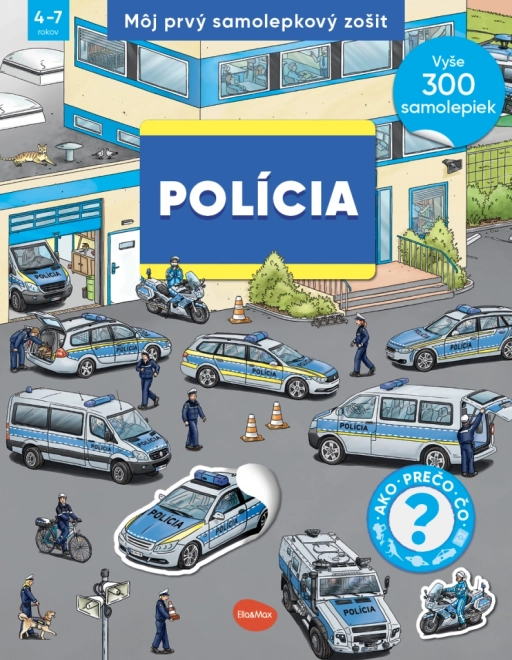 Můj první samolepkový sešit – Policie