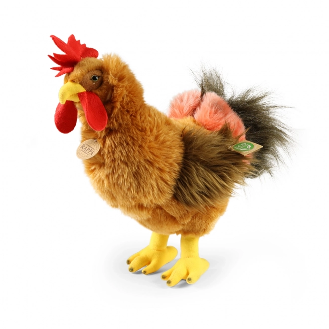 Plush Standing Rooster 33 cm Eco-Friendly