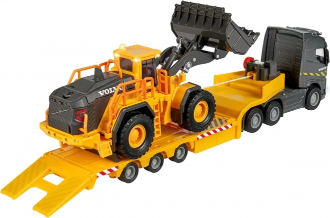 Majorette Grand Volvo Construction Truck and Loader Set