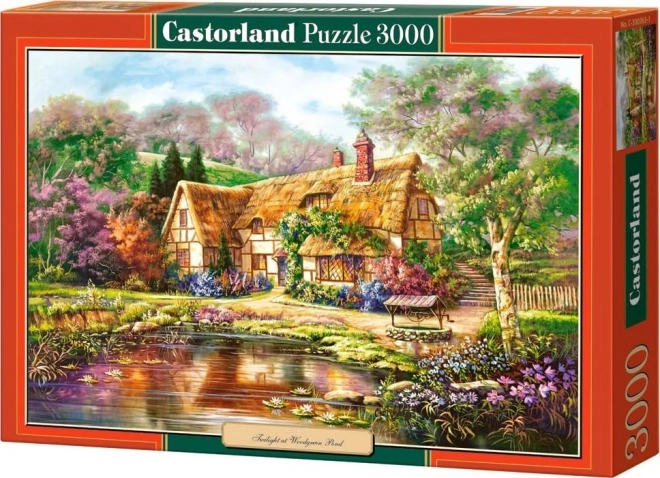 Twilight at Woodgreen Pond Jigsaw Puzzle