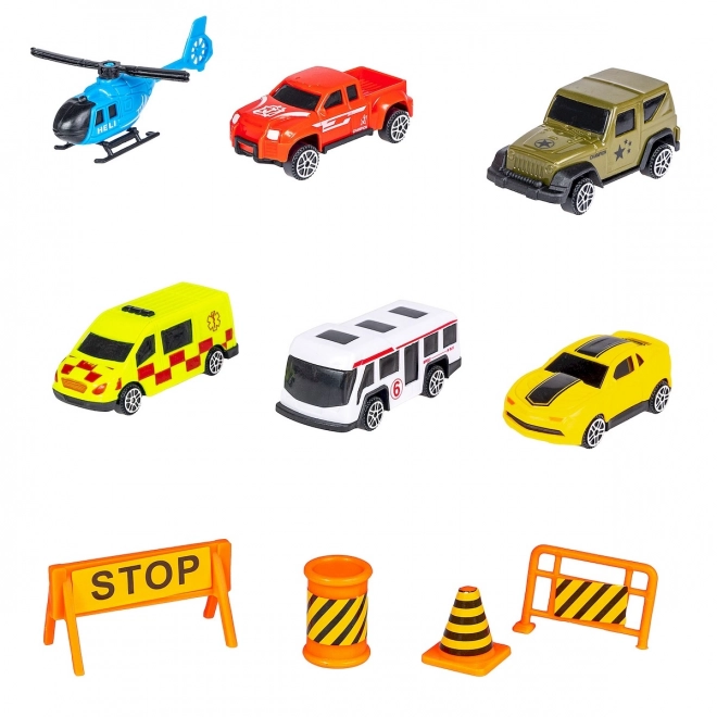 Truck Shape Carry Case with Toy Cars