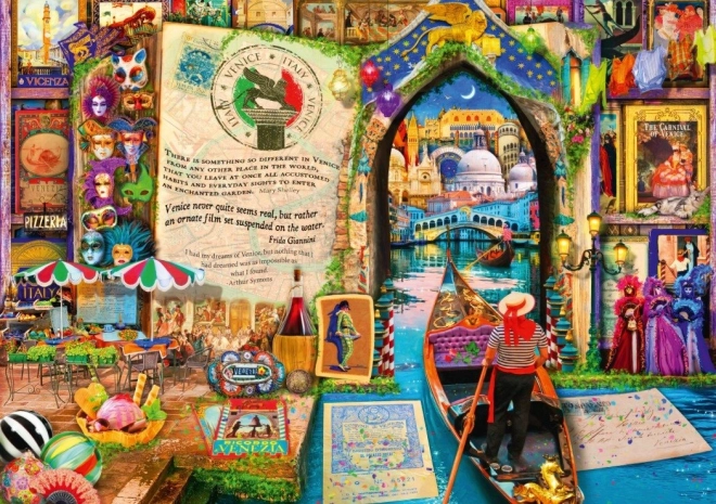 Puzzle Bluebird La vita è un libro aperto: Venezia 1000 pezzi
