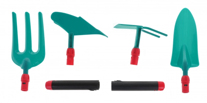 Children's Garden Tool Set - Fork, Trowel, Soil Scoop, Hoe