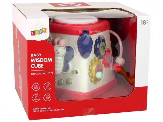 Educational Cube for Infants with Lights and Music