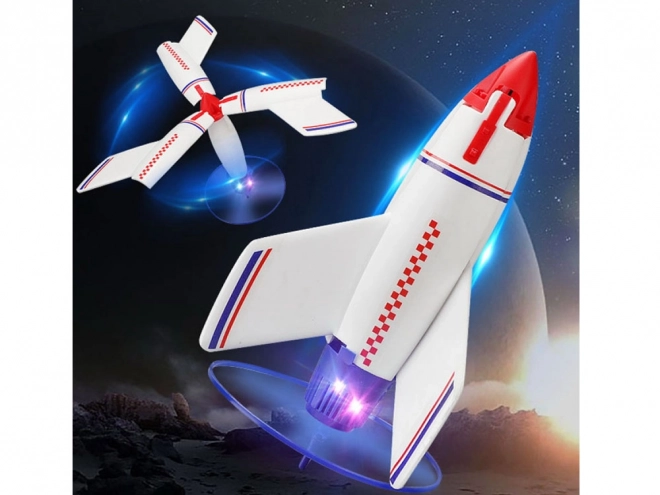 Flying Rocket Shuttle Toy