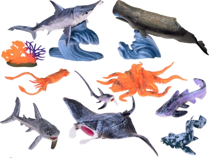 Set varié d’espèces pour un jeu créatif