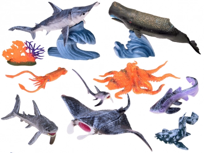 Sea Animal Figurine Set