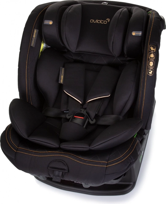 Chipolino Aviato i-Size Car Seat Obsidian