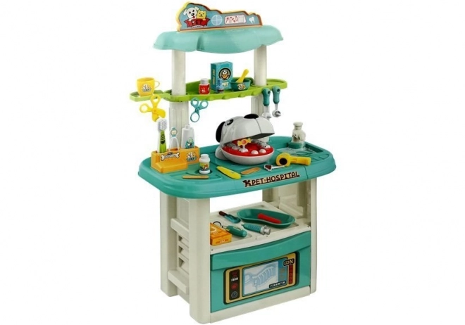 Vet Dentist Set for Kids with Dog Table