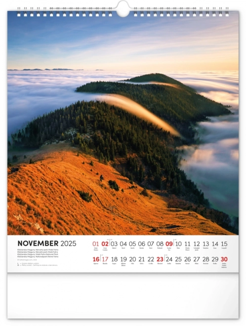 Notique Wall Calendar Stunning Slovakia 2025