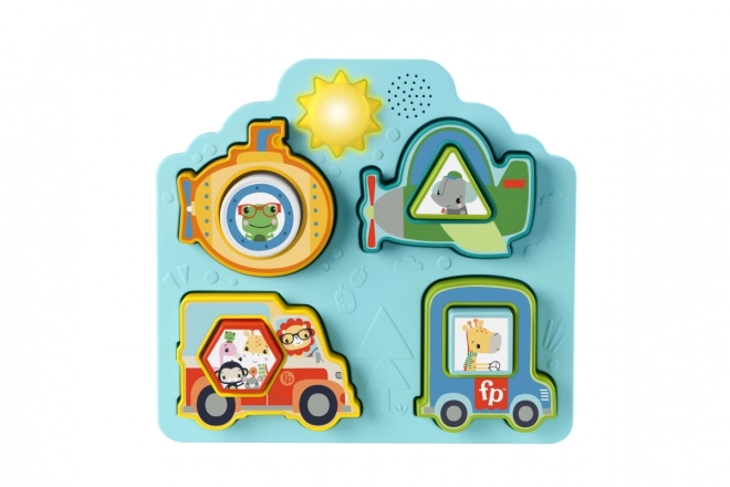 Fisher-Price Vehicles and Shapes Puzzle with Lights and Sounds