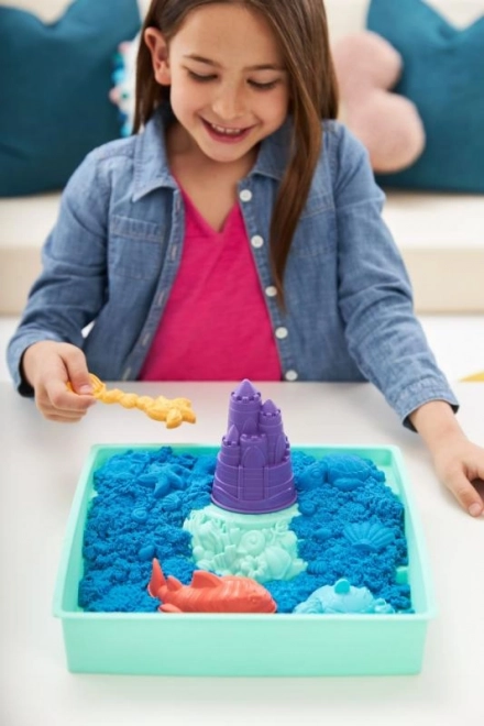 Kinetic Sand Sandbox Set Blue