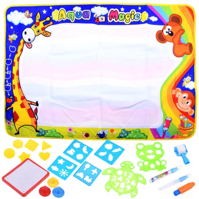 Water Painting XXL Mat with Stamps