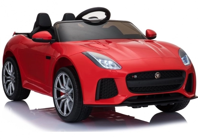 Red Painted Jaguar F-Type Battery-Powered Car